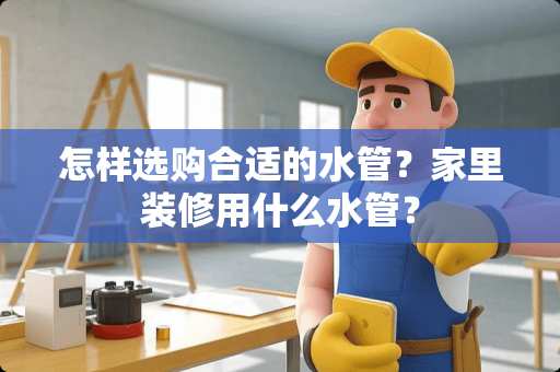 怎样选购合适的水管？家里装修用什么水管？
