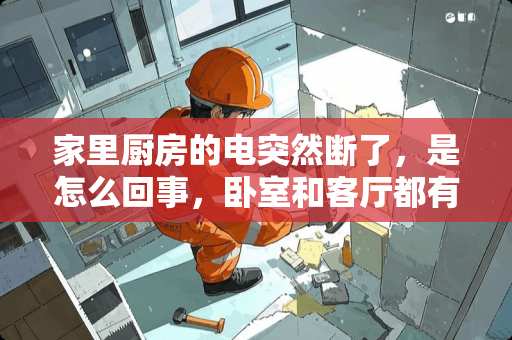 家里厨房的电突然断了，是怎么回事，卧室和客厅都有电？