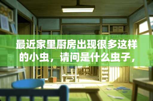 最近家里厨房出现很多这样的小虫，请问是什么虫子，怎么清除