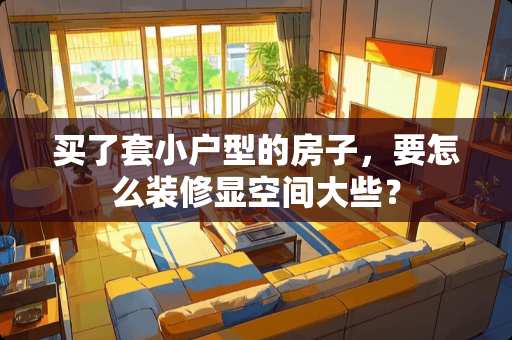 买了套小户型的房子，要怎么装修显空间大些？