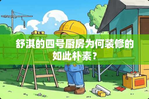 舒淇的四号厨房为何装修的如此朴素？