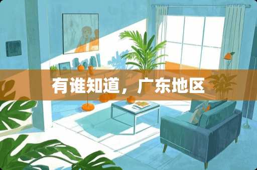 有谁知道，广东地区
