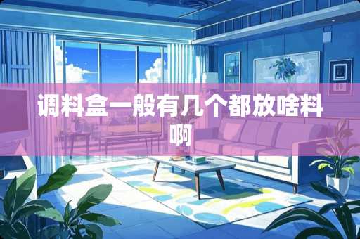 调料盒一般有几个都放啥料啊