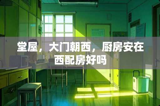 堂屋，大门朝西，厨房安在西配房好吗