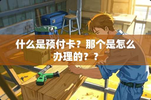 什么是预付卡？那个是怎么办理的？？