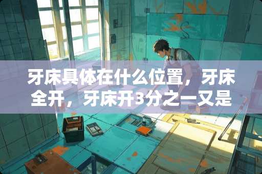 牙床具体在什么位置，牙床全开，牙床开3分之一又是什么意思？