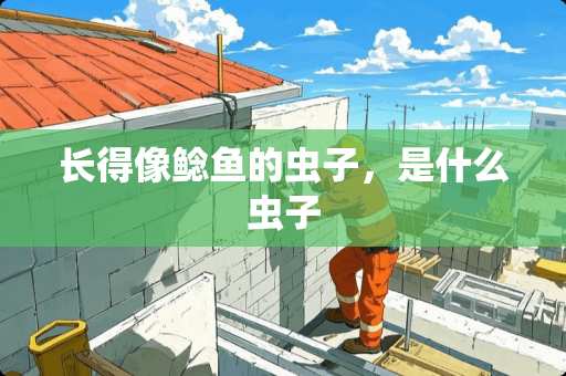 长得像鲶鱼的虫子，是什么虫子