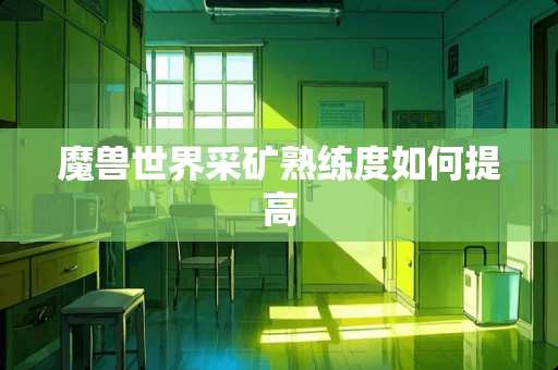 魔兽世界采矿熟练度如何提高