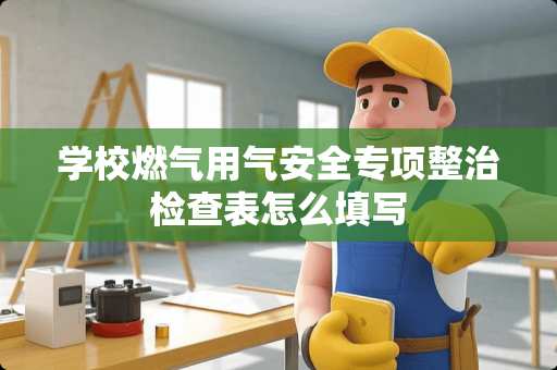 学校燃气用气安全专项整治检查表怎么填写