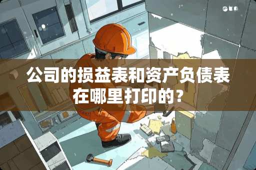 公司的损益表和资产负债表在哪里打印的？