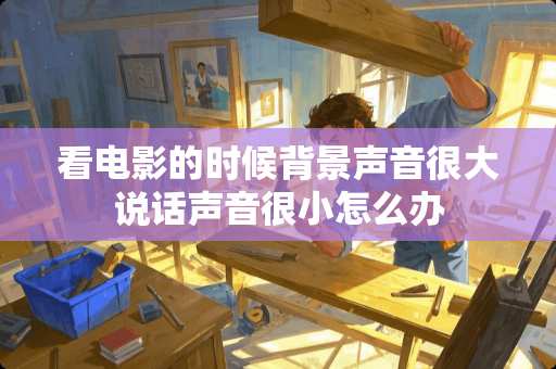 看电影的时候背景声音很大说话声音很小怎么办