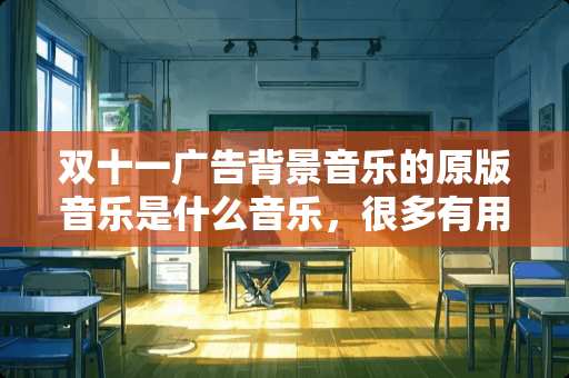 双十一广告背景音乐的原版音乐是什么音乐，很多有用的啊