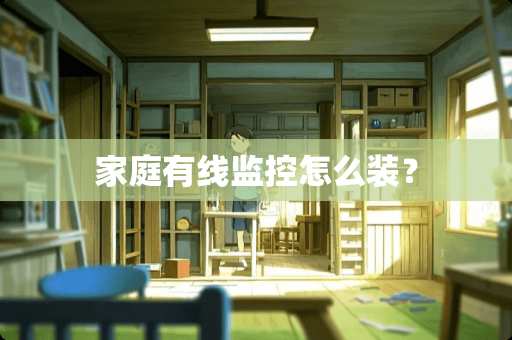 家庭有线监控怎么装？