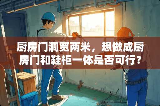 厨房门洞宽两米，想做成厨房门和鞋柜一体是否可行？
