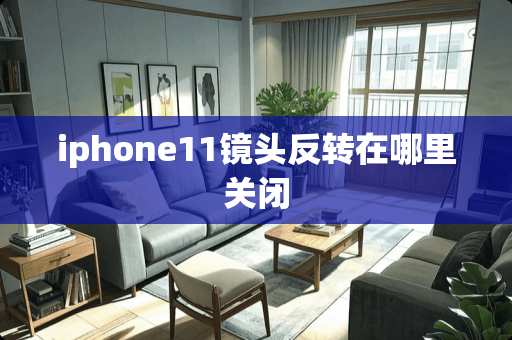iphone11镜头反转在哪里关闭
