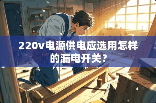 220v电源供电应选用怎样的漏电开关？