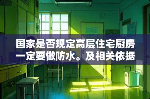 国家是否规定高层住宅厨房一定要做防水。及相关依据。谢谢！