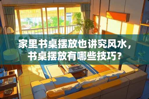 家里书桌摆放也讲究风水，书桌摆放有哪些技巧？