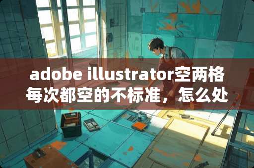 adobe illustrator空两格每次都空的不标准，怎么处理？
