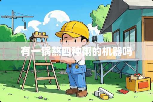 有一锅熬四种粥的机器吗