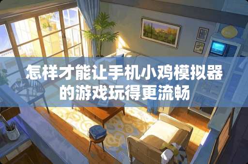 怎样才能让手机小鸡模拟器的游戏玩得更流畅