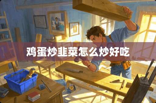 鸡蛋炒韭菜怎么炒好吃