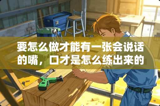 要怎么做才能有一张会说话的嘴，口才是怎么练出来的