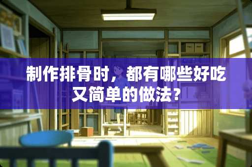 制作排骨时，都有哪些好吃又简单的做法？