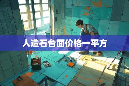 人造石台面价格一平方