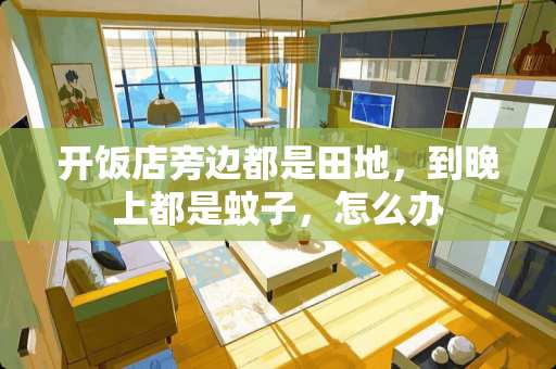 开饭店旁边都是田地，到晚上都是蚊子，怎么办