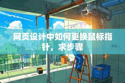 网页设计中如何更换鼠标指针，求步骤