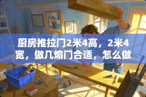 厨房推拉门2米4高，2米4宽，做几煽门合适，怎么做法