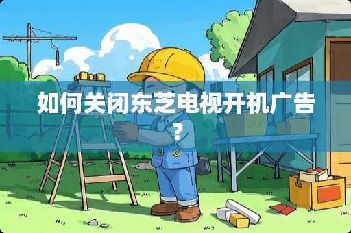 如何关闭东芝电视开机广告？