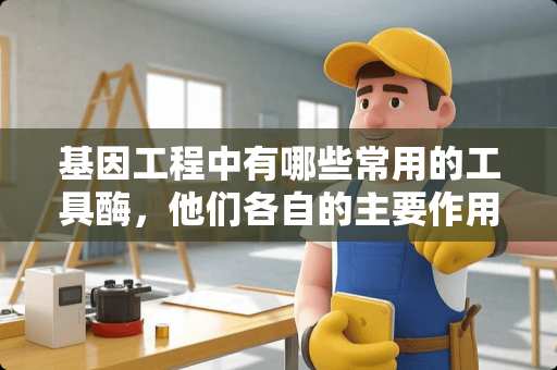 基因工程中有哪些常用的工具酶，他们各自的主要作用是什么？