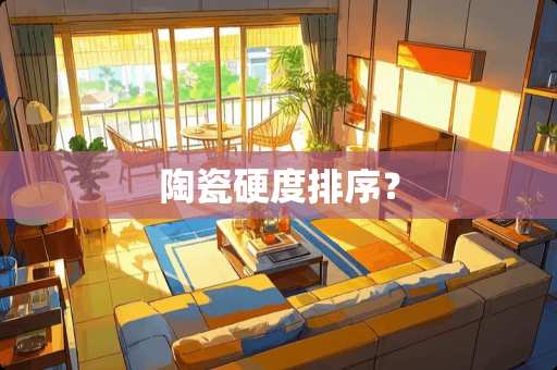 陶瓷硬度排序？