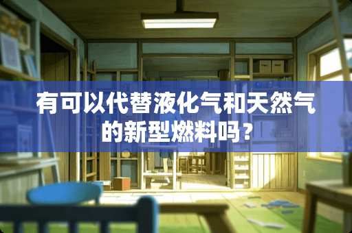 有可以代替液化气和天然气的新型燃料吗？