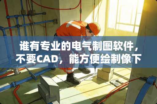 谁有专业的电气制图软件，不要CAD，能方便绘制像下图的软件