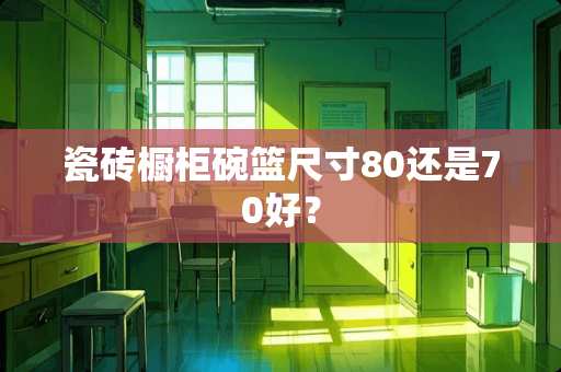 瓷砖橱柜碗篮尺寸80还是70好？