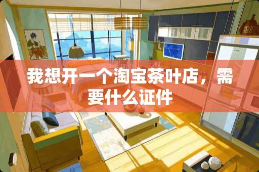 我想开一个淘宝茶叶店，需要什么**