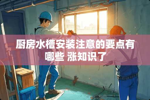 厨房水槽安装注意的要点有哪些 涨知识了