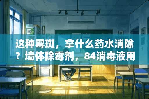 这种霉斑，拿什么药水消除？墙体除霉剂，84消毒液用过，好像没用？