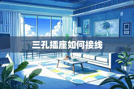 三孔插座如何接线 三孔插座如何接线