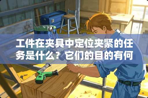 工件在夹具中定位夹紧的任务是什么？它们的目的有何不同？