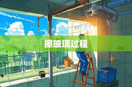 擦玻璃过程