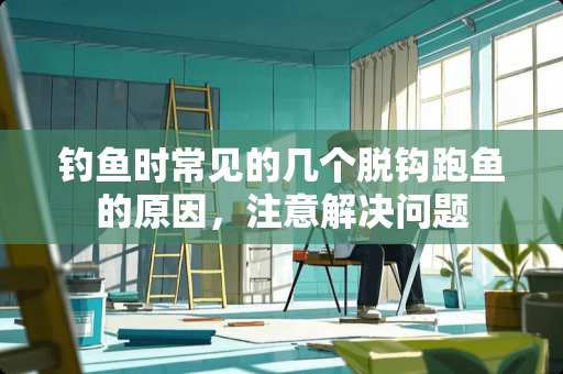 钓鱼时常见的几个脱钩跑鱼的原因，注意解决问题