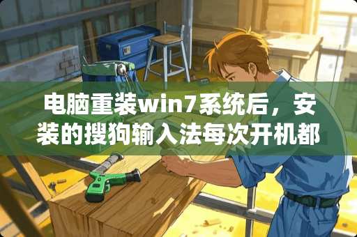 电脑重装win7系统后，安装的搜狗输入法每次开机都会消失，怎么回事？