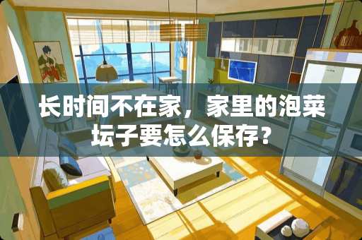 长时间不在家，家里的泡菜坛子要怎么保存？