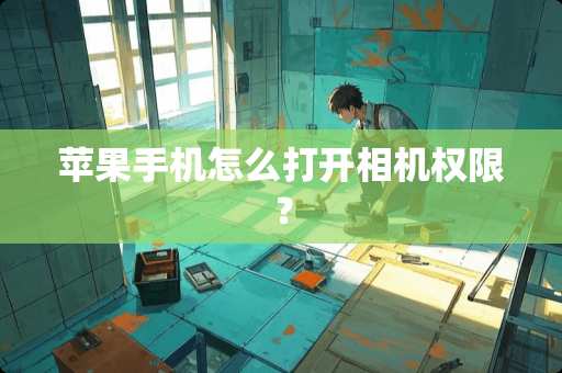 苹果手机怎么打开相机权限？