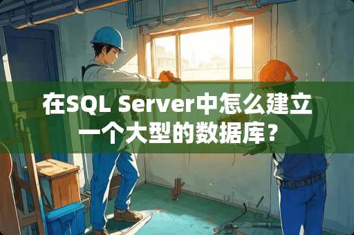在SQL Server中怎么建立一个大型的数据库？