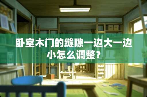 卧室木门的缝隙一边大一边小怎么调整？